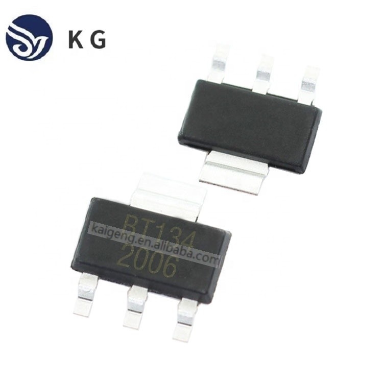 Persamaan BT134 Transistor Replacement SOT-223  Integrated Circuit Capacitor