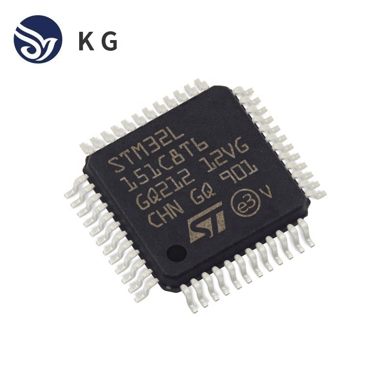 STM32L151C8T6  LQFP48  Electronic Components IC MCU Microcontroller Integrated Circuits STM32L151C8T6